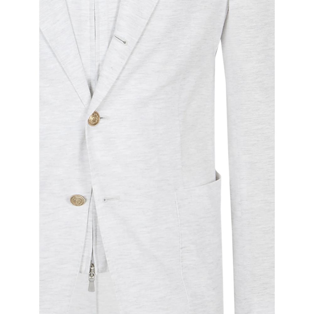hooded single-breasted jacket 2