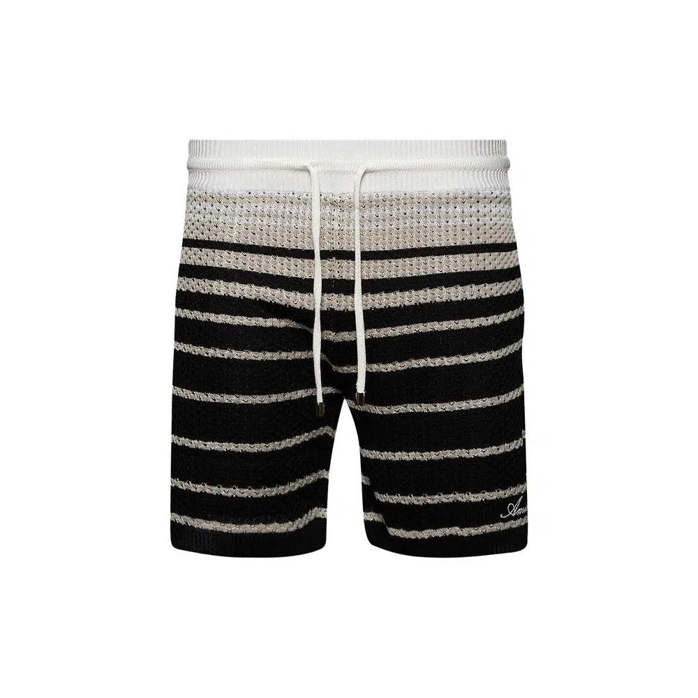 Шорты Amiri Striped Short 'Черный' 1