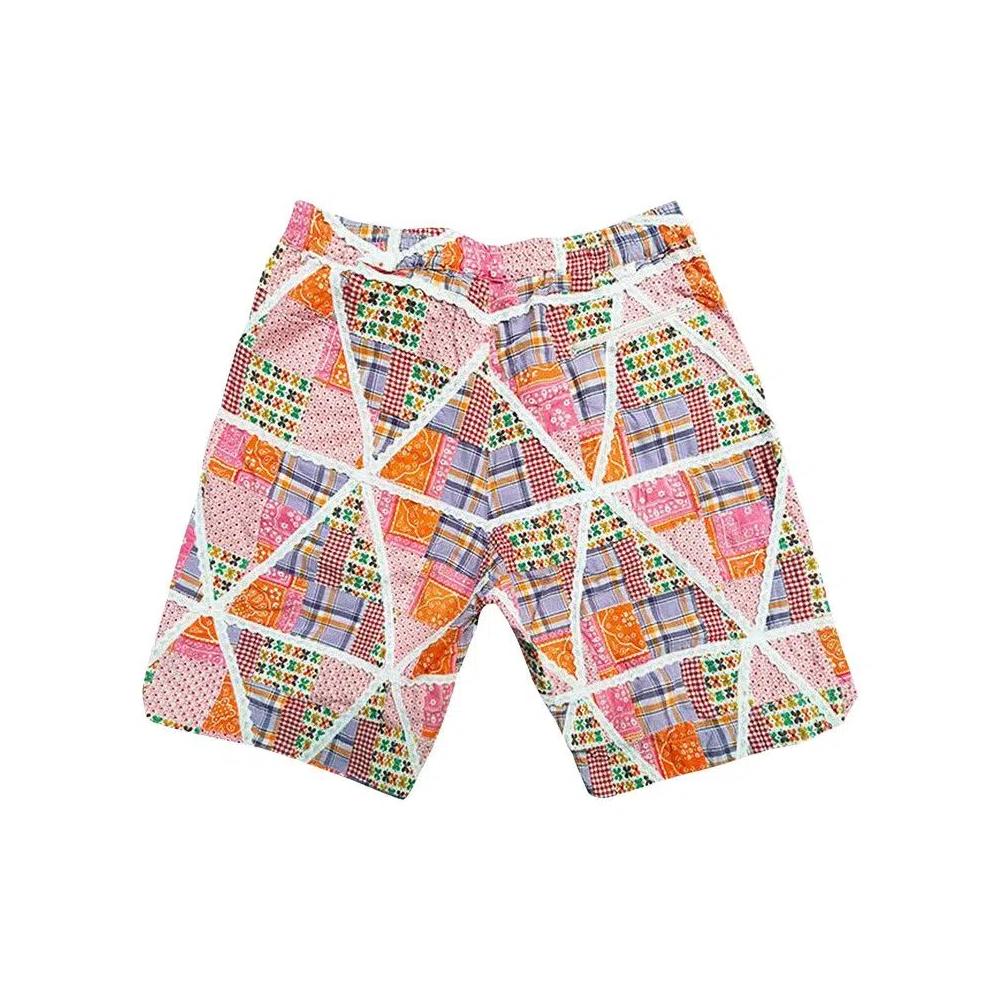 Шорты Engineered Garments BB Shorts 'Orange Lace Patchwork' 2