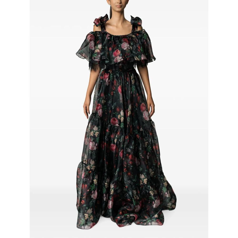 floral-print ruffled maxi dress 1