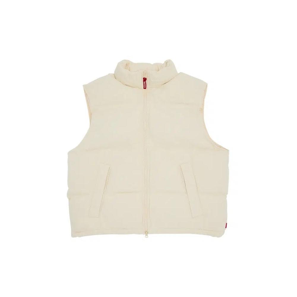 Жилеты Supreme x Nike Denim Puffer Vest 'Натуральный' 1