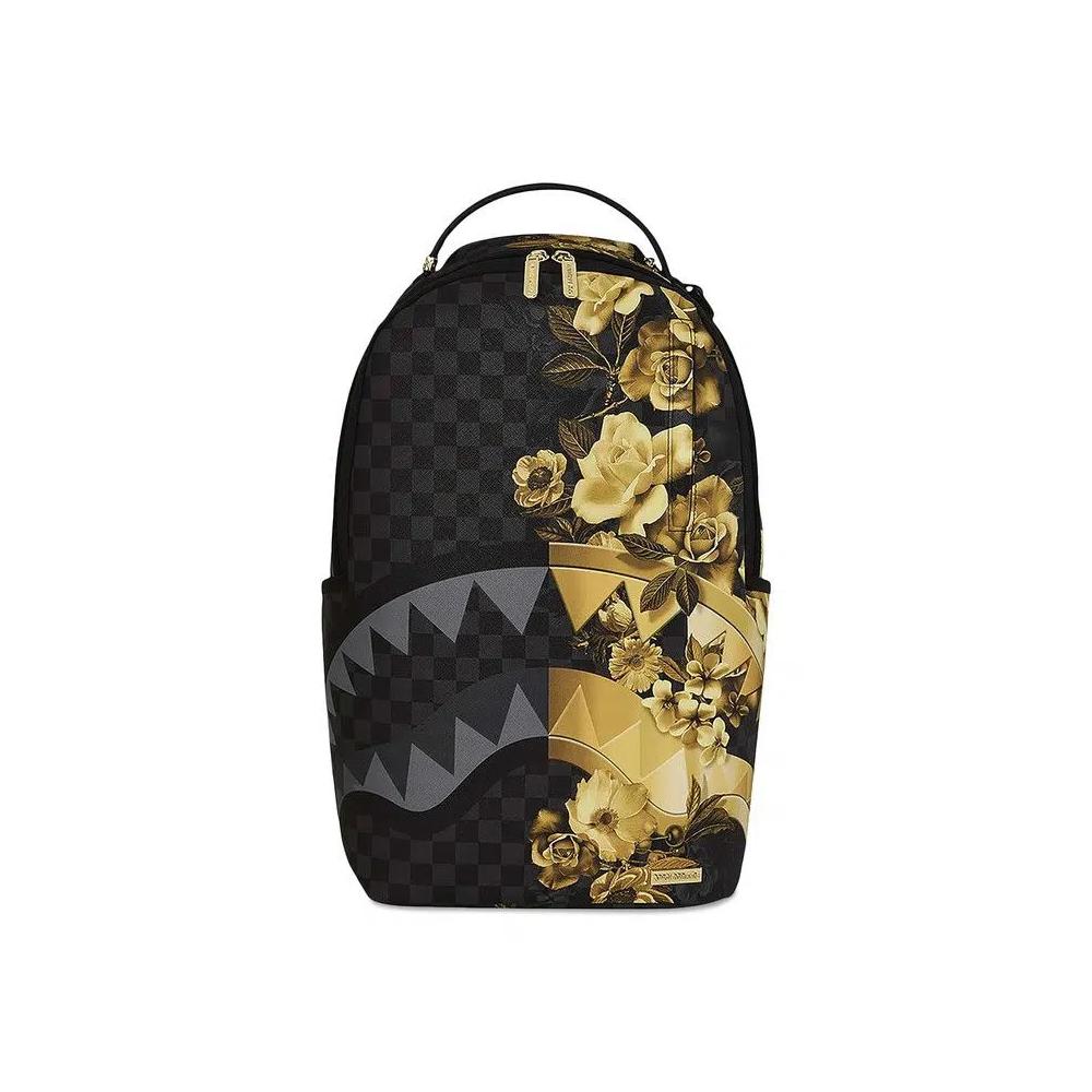 Рюкзаки Sprayground Gold Floral Remix Backpack 'Black/Gold' 1