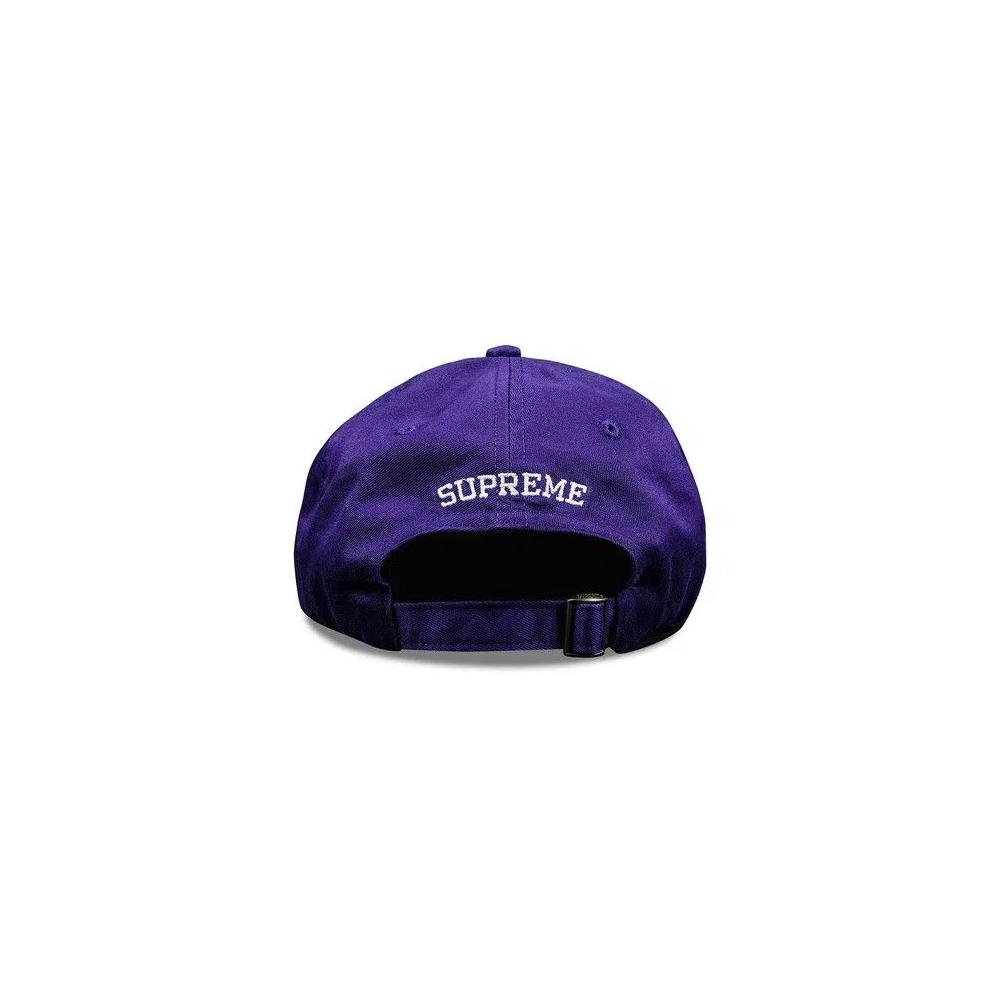 Бейсболка Supreme Multi Color Logo 6-Panel 'Purple' 2