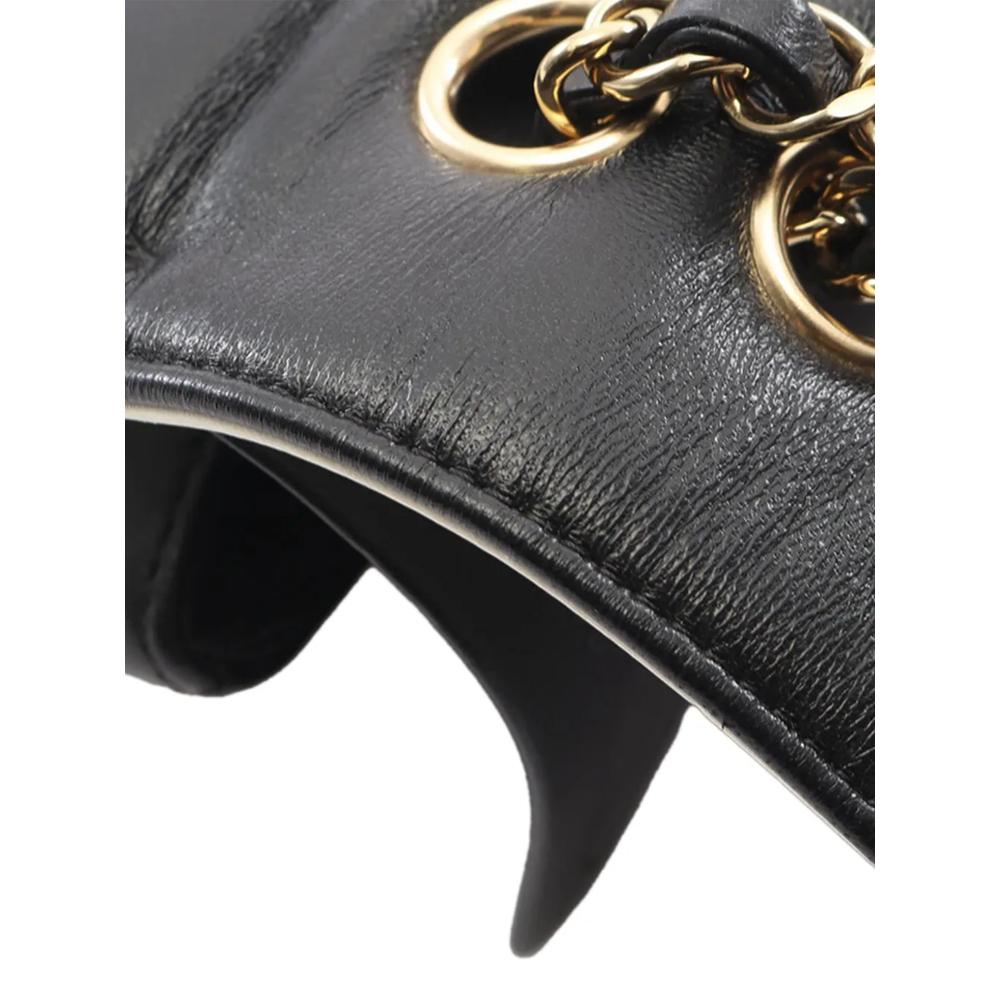 Сумка на плечо Classic Bicolour Lambskin Geometric Colourblock Double Flap среднего размера (2021-2026 годы) 2