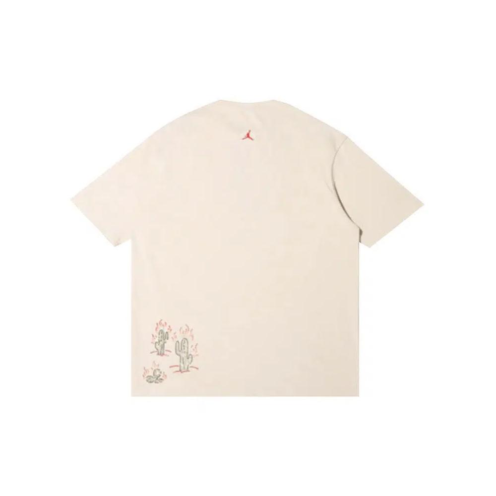 Топы Air Jordan x Travis Scott Flight Graphic Tee 'Cream' 2