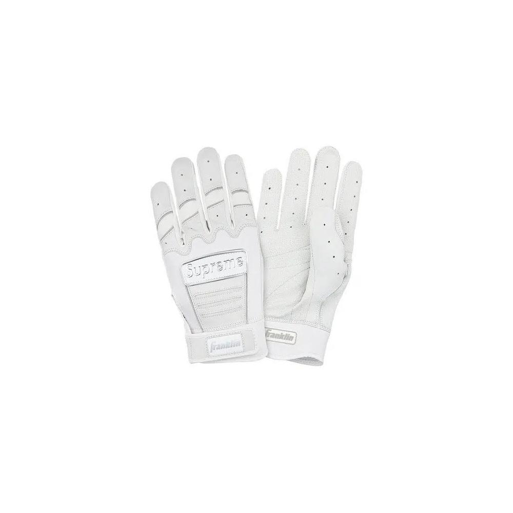 Бейсбольные перчатки Supreme x Franklin CFX Pro Batting Gloves 'White' 1