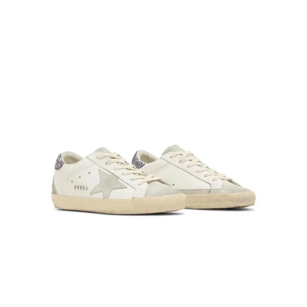Кроссовки Golden Goose Wmns Superstar 'Белый Серый Глиттер' 8