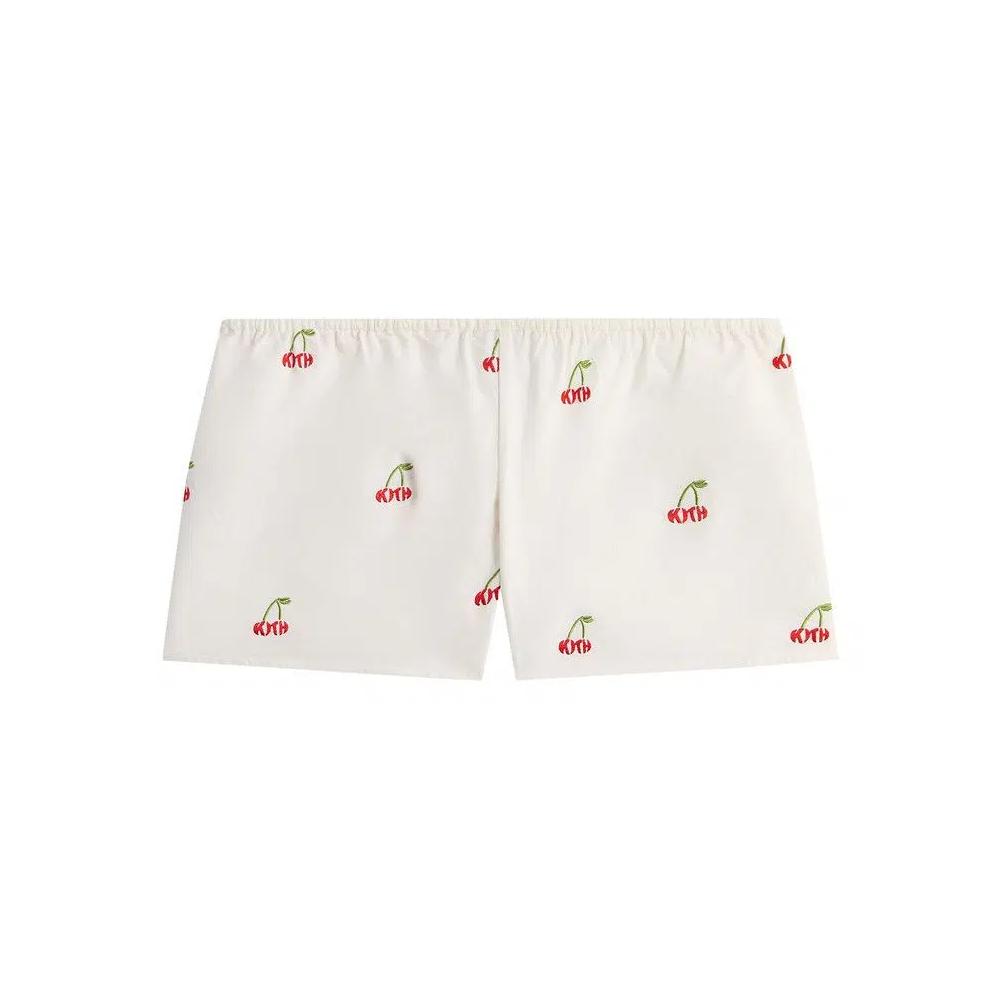 Шорты Kith Women Esbe Cherry Oxford Micro Short 'White' 2