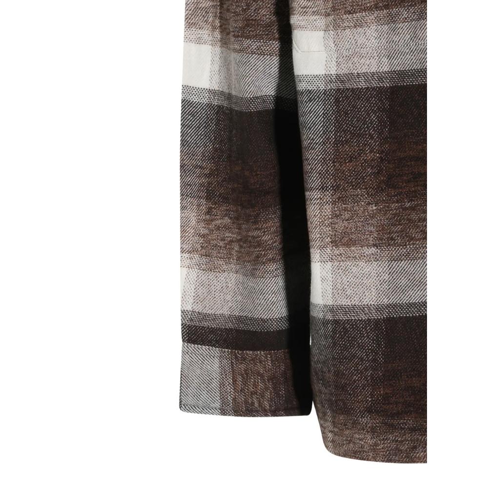 Esterson check-print cotton shirt 4
