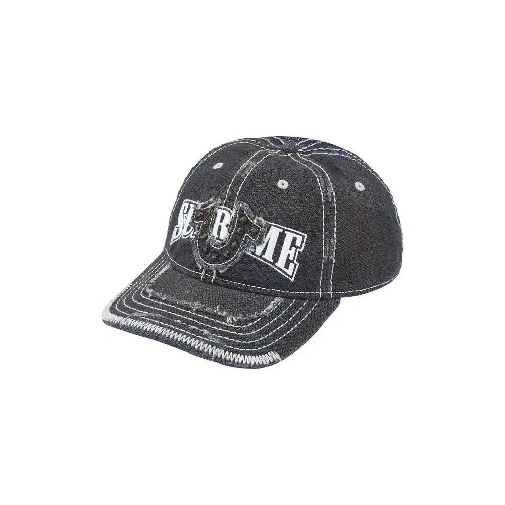 Кепка Supreme x True Religion Mesh Back 6-Panel 'Dirty Indigo' 1