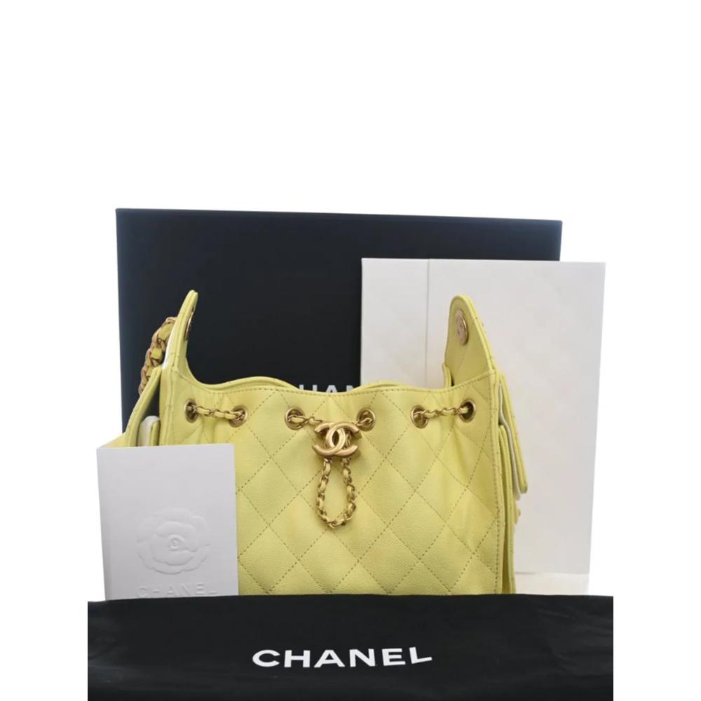 Стеганая сумка-хобо Mini Quilted Caviar Chanel 25 (2021-2026 годы) 2