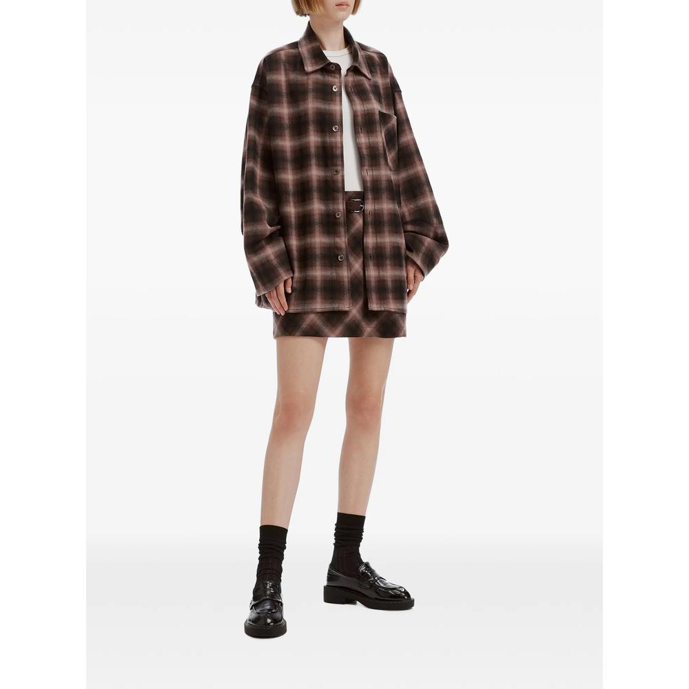 check-pattern button-up shirt jacket 2