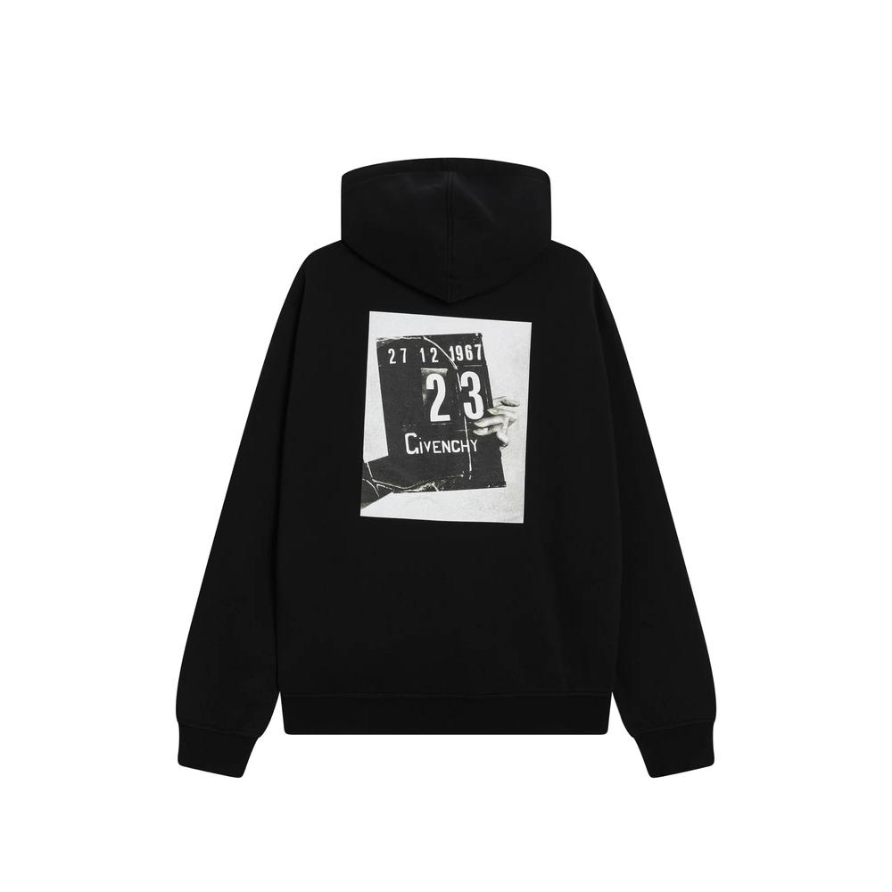 Couture graphic-print drawstring hoodie 2