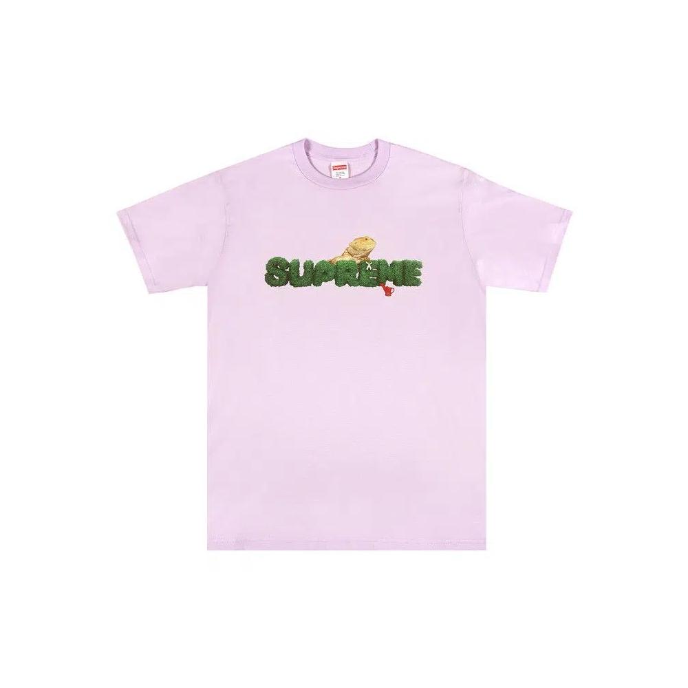 Футболки Supreme Lizard Tee 'Light Purple' 1
