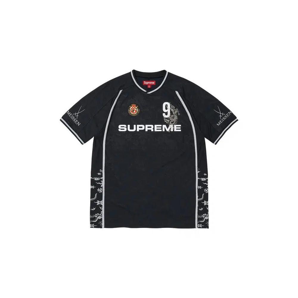 Джерси Supreme x Meissen Jacquard Jersey 'Black' 2