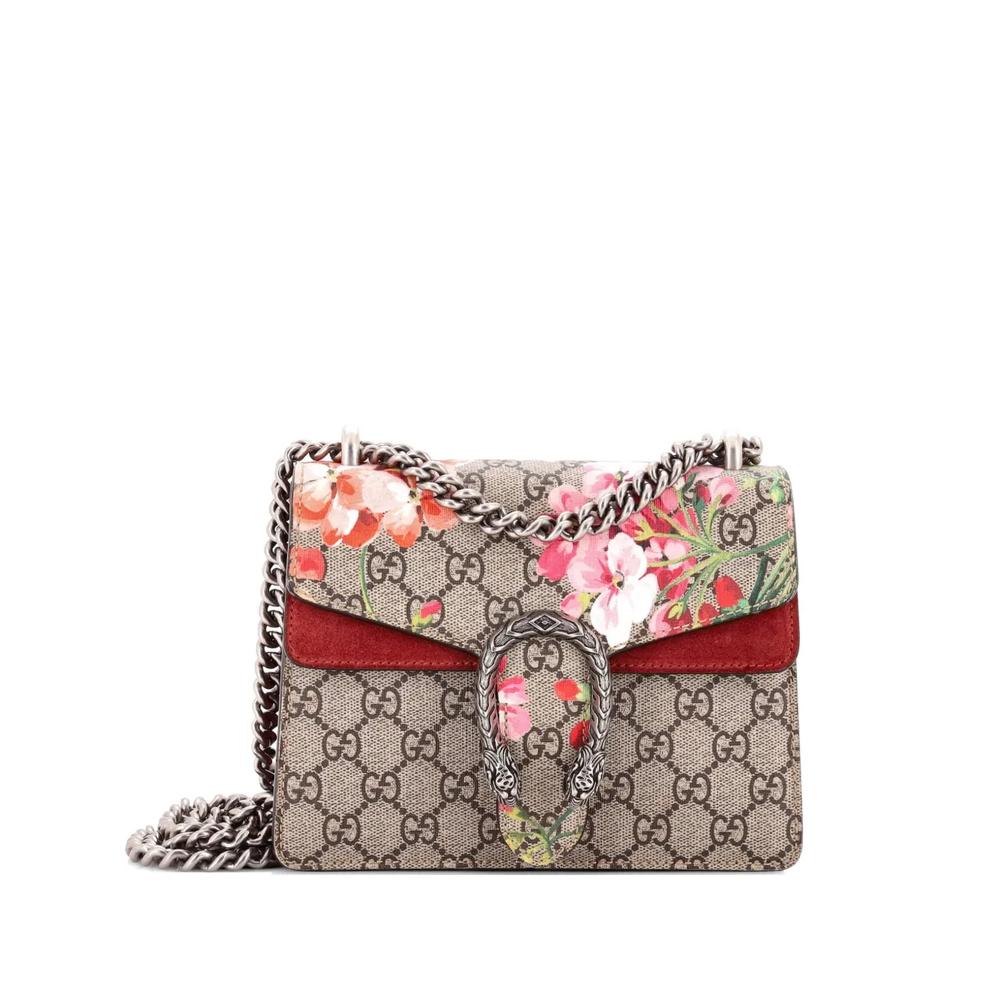 Маленькая сумка на плечо Dionysus Bag Blooms с логотипом GG 1