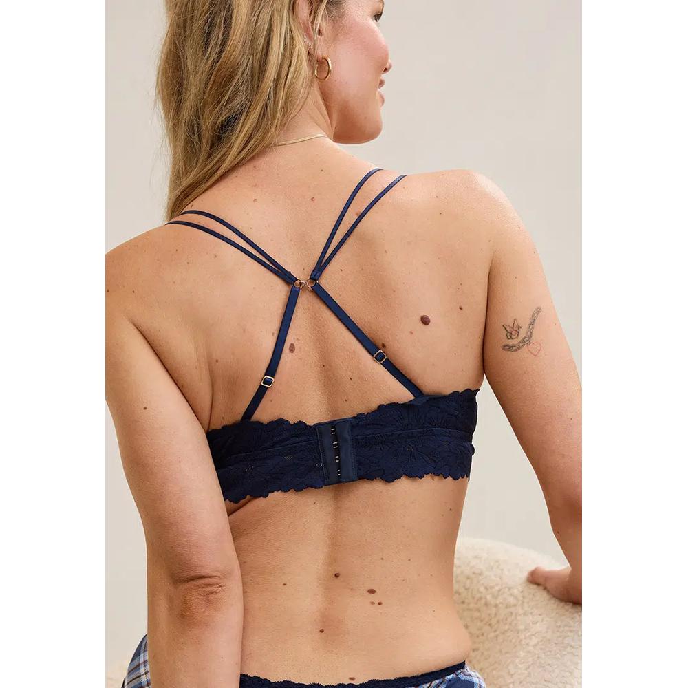 Show Off Rosey Lace Padded Plunge Бралетт 3