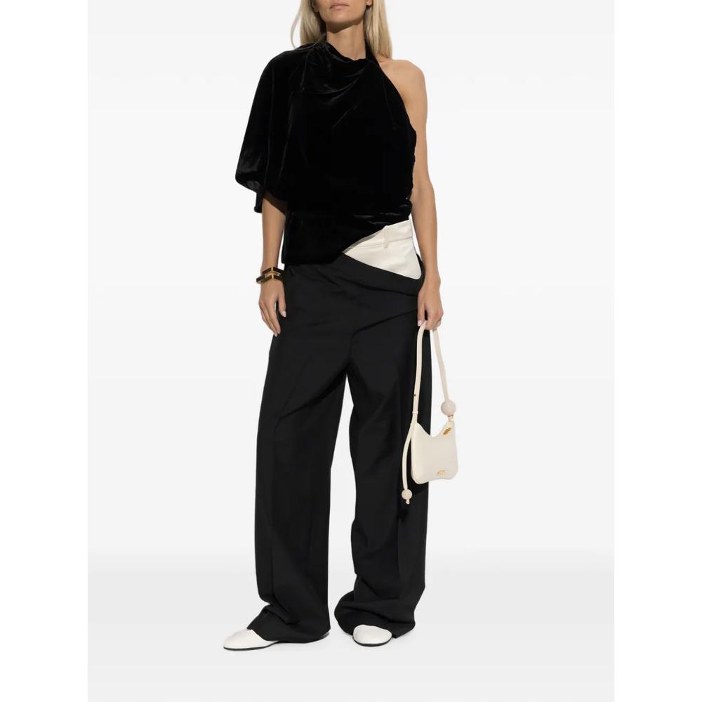 one-shoulder velvet top 2