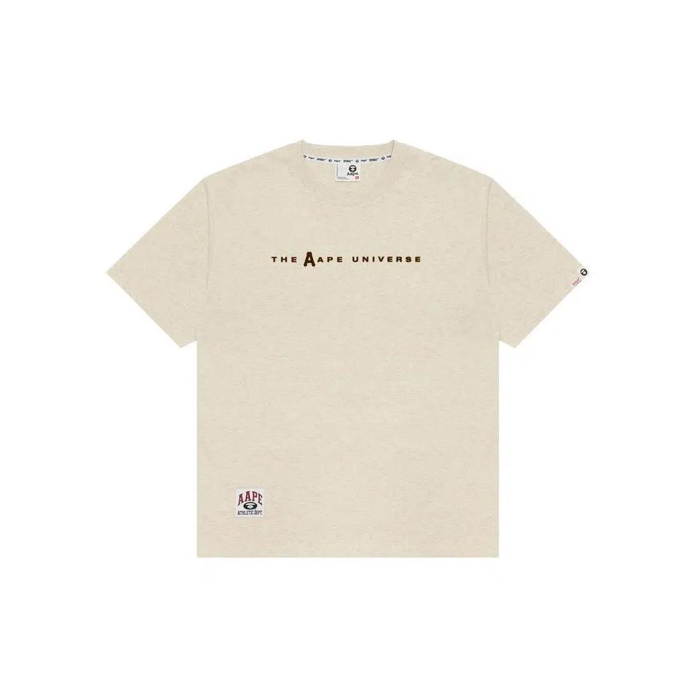 Футболки AAPE Unvs Tee «Бежевый/меланж» 1