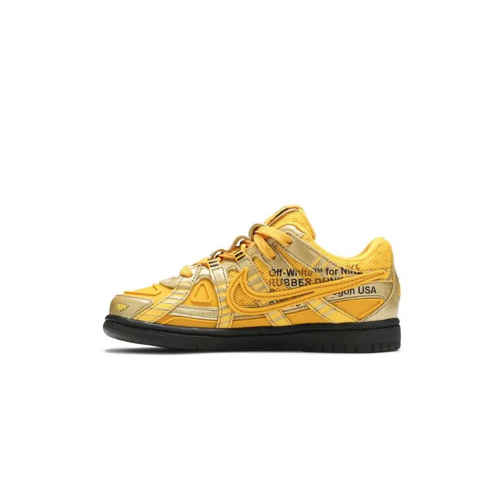 Кроссовки Off-White x Nike Rubber Dunk PS 'University Gold' 3