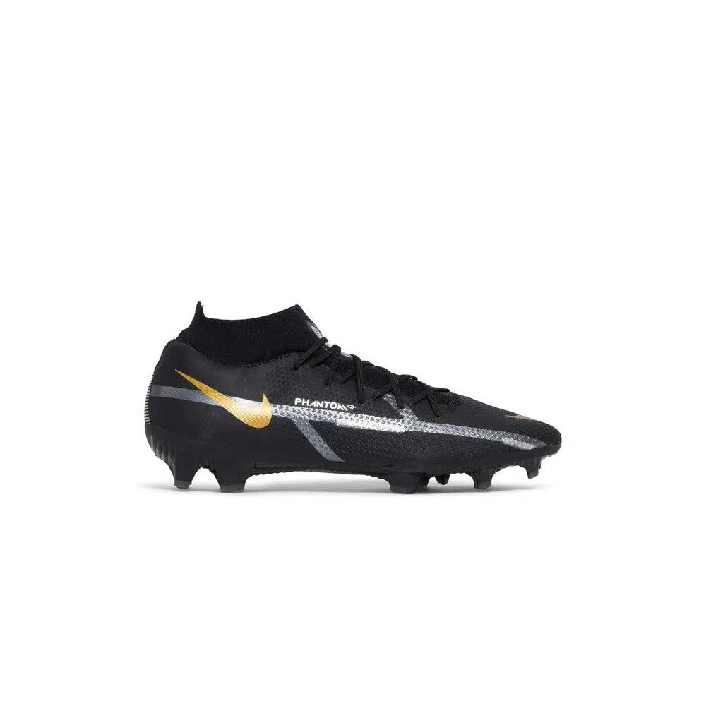 Бутсы Nike Phantom GT 2 Pro DF FG 'Black Metallic Gold' 1