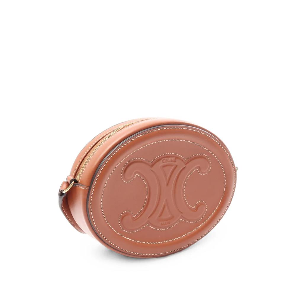 Мини-сумка Cuir Triomphe Oval 2