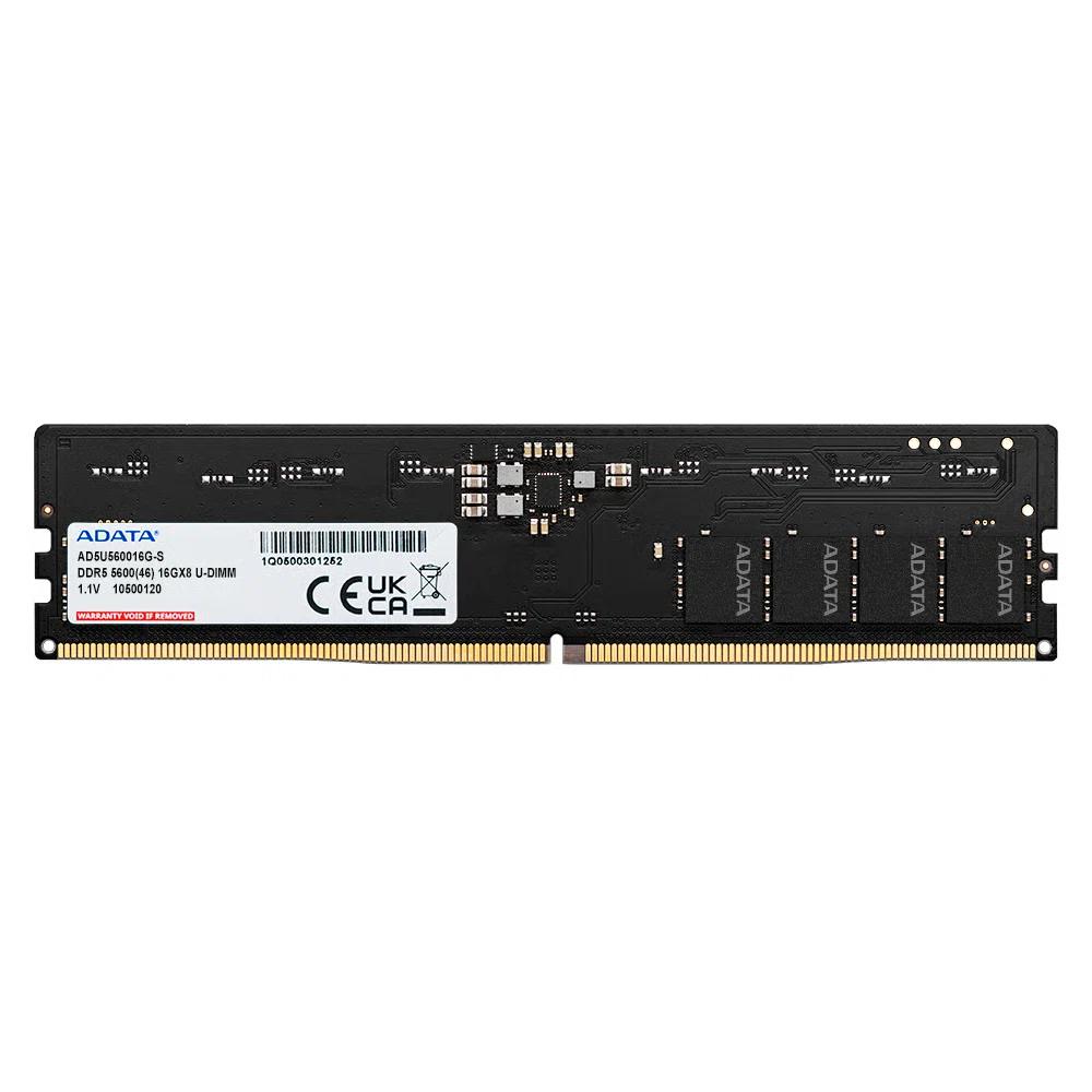 ADATA Desktop Value DDR5 16GB (16GB x 1) 5600MHz CL46 1