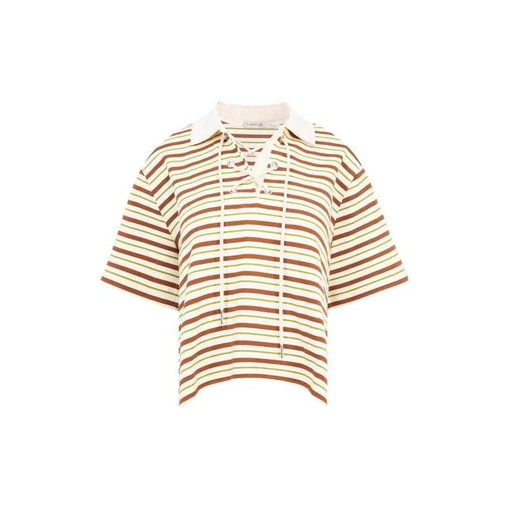 Топы Moncler Short-Sleeve Polo 'Мультиколор' 1