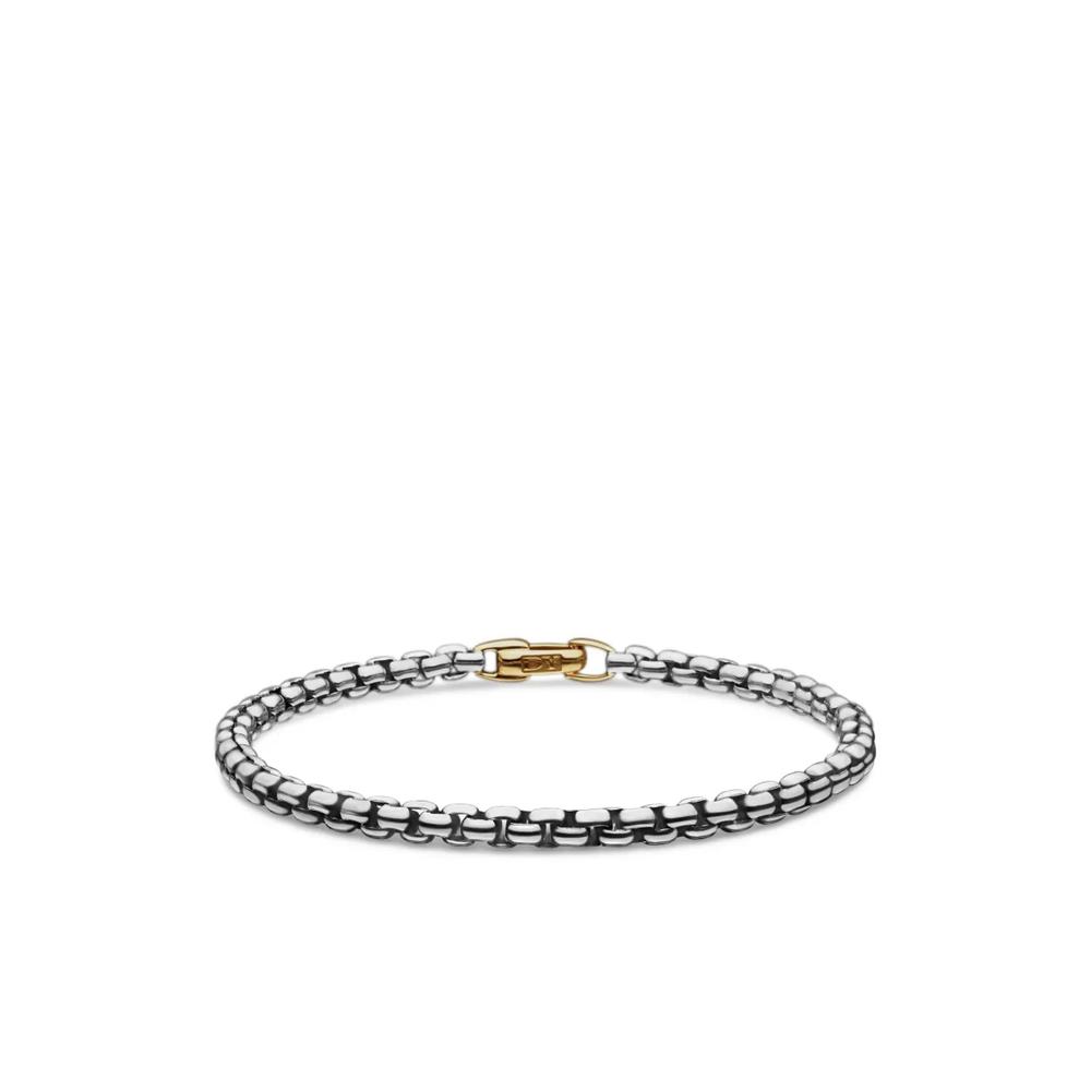 Браслет DY Bel Aire Box Chain из желтого золота и серебра (4 мм) 1