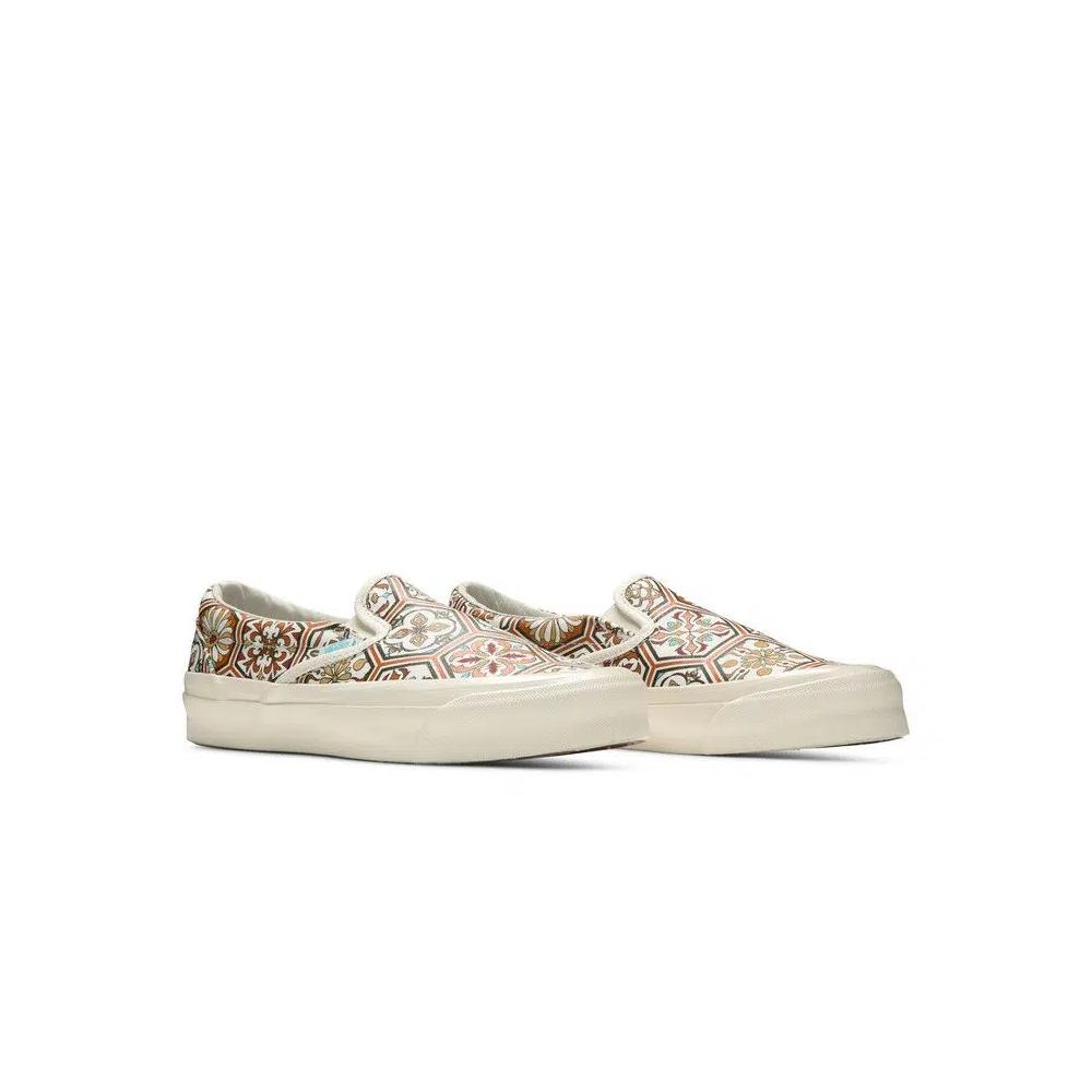 Слипоны KITH x Vans Classic Slip-On 'Brown Moroccan Pattern' 8
