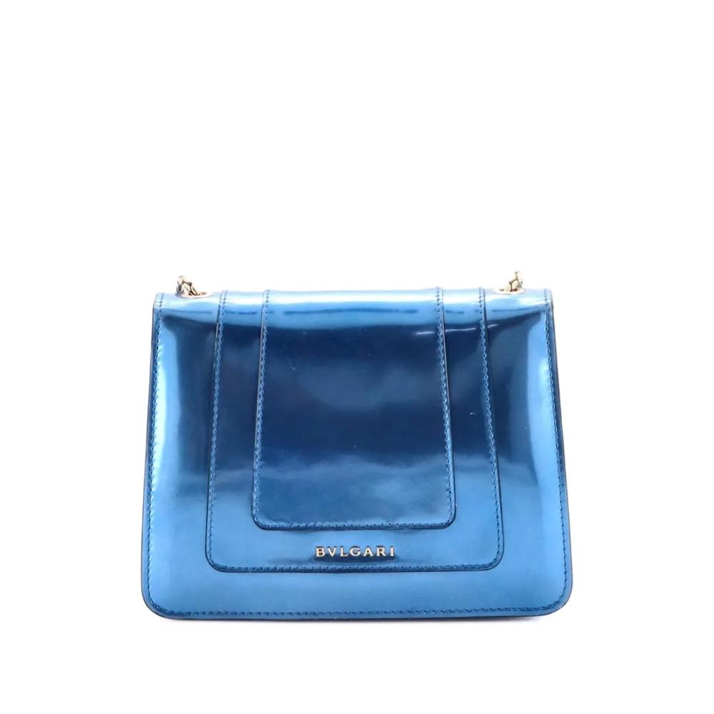 Маленькая сумка на плечо Serpenti Forever Square Metallic 2