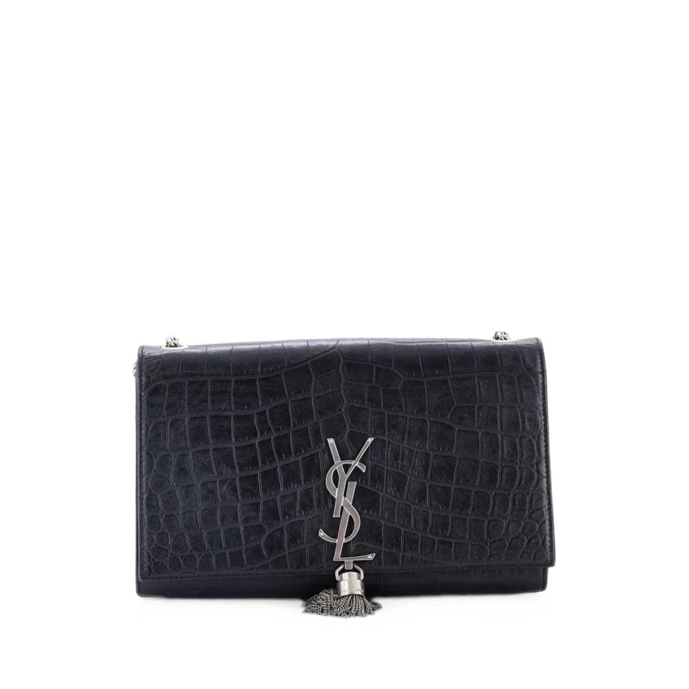 Сумка через плечо Classic Monogram Tassel Crocodile Embossed Leather Medium 1