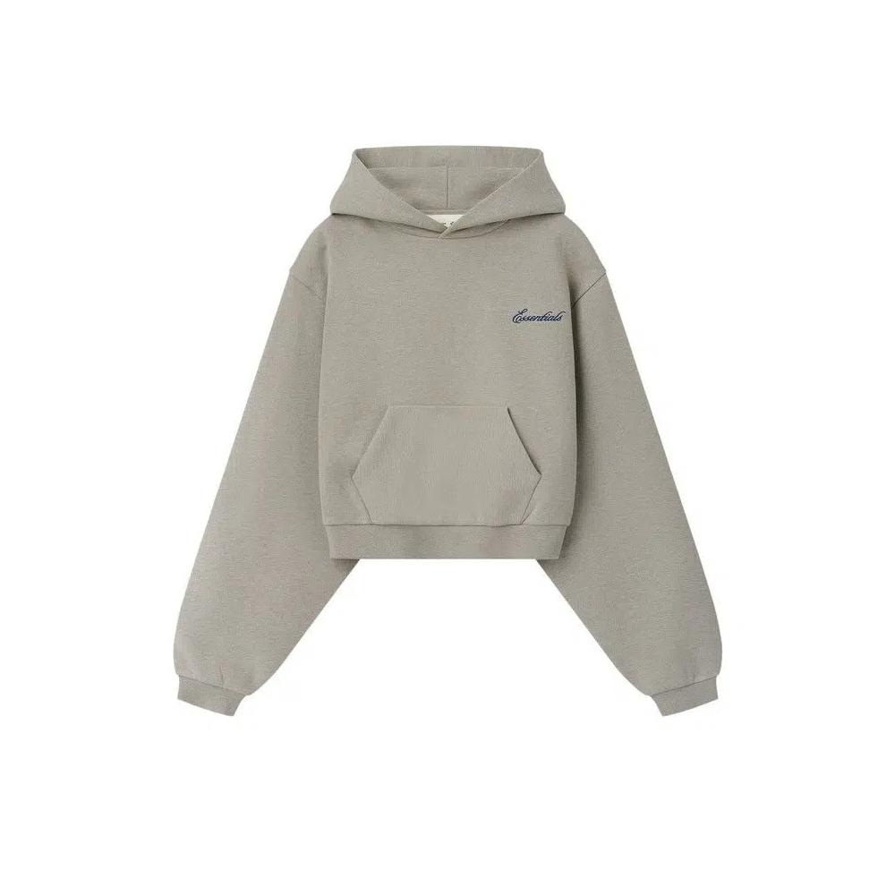 Худи Fear of God Essentials Modern Cropped Hoodie 'Pyrite Heather' 2