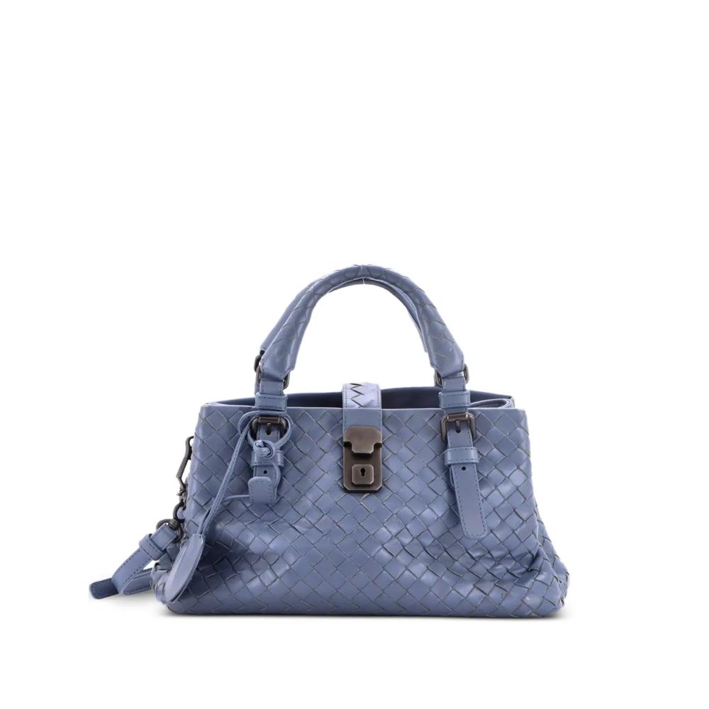 Сумка-тоут Roma Bag размера мини с плетением Intrecciato 1