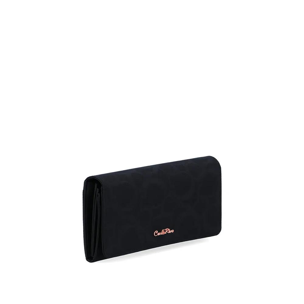 Длинный кошелек Black Carlo GEO Nylon 2-Fold Long 1