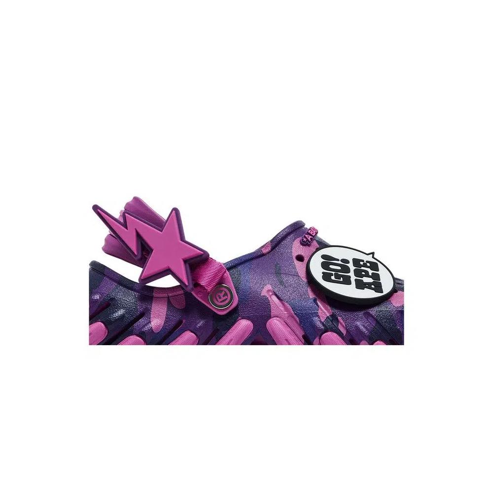 Сандалии BAPE x Crocs Echo RO Clog 'Purple Camo' 2