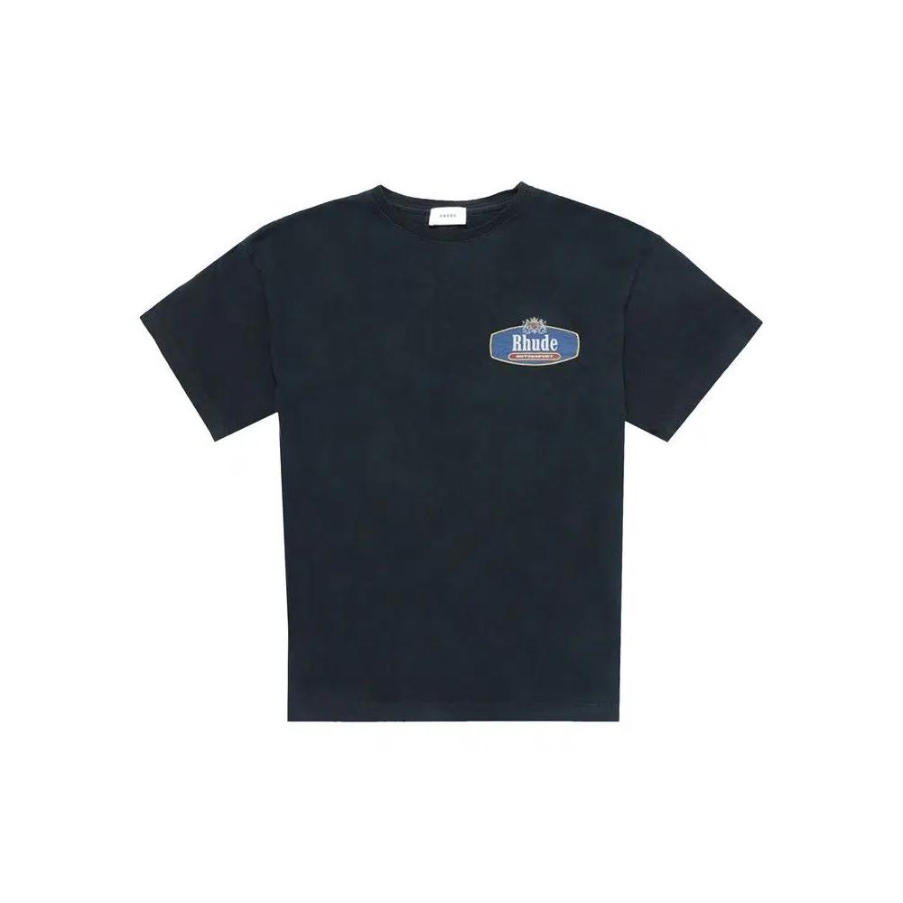 Футболки Rhude Racing Crest Tee 'Black' 1