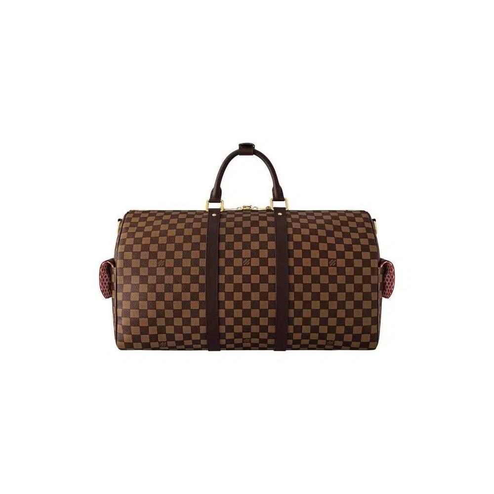 Сумки-дафл Louis Vuitton Keepall Bandouliere 50 'Brown Damier Phriendship Canvas' 2