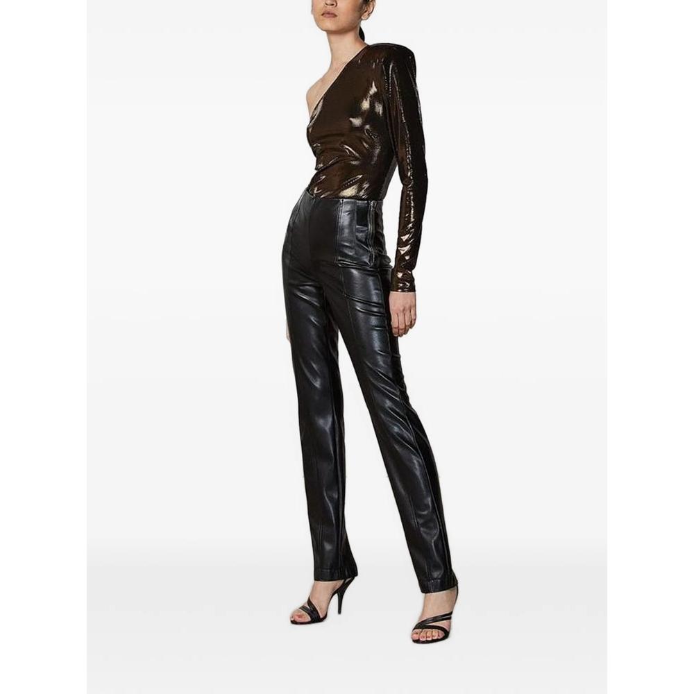 one-shoulder metallic blouse 2