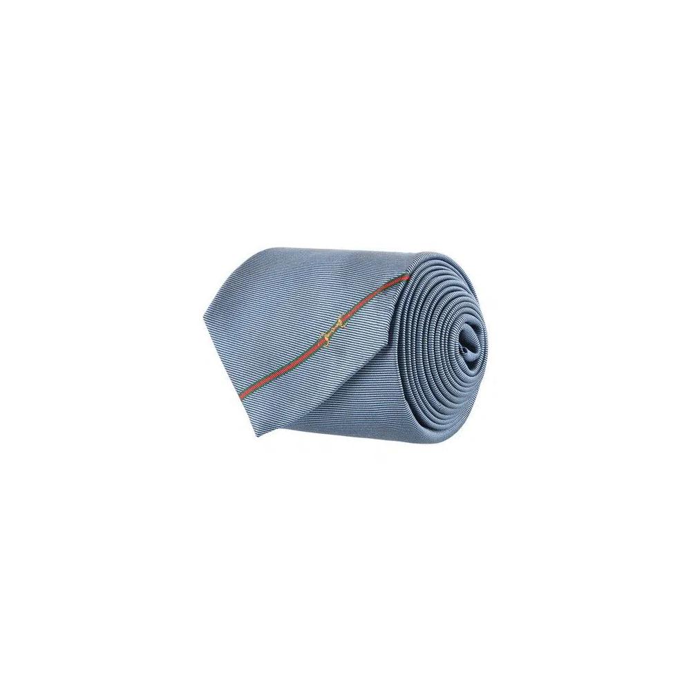 Галстуки Gucci Horsebit Silk Jacquard Tie 'Небесно-голубой' 1