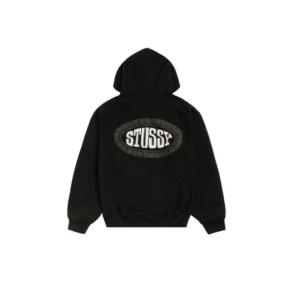 Худи Stussy Tile Oval Hoodie «Black» 2