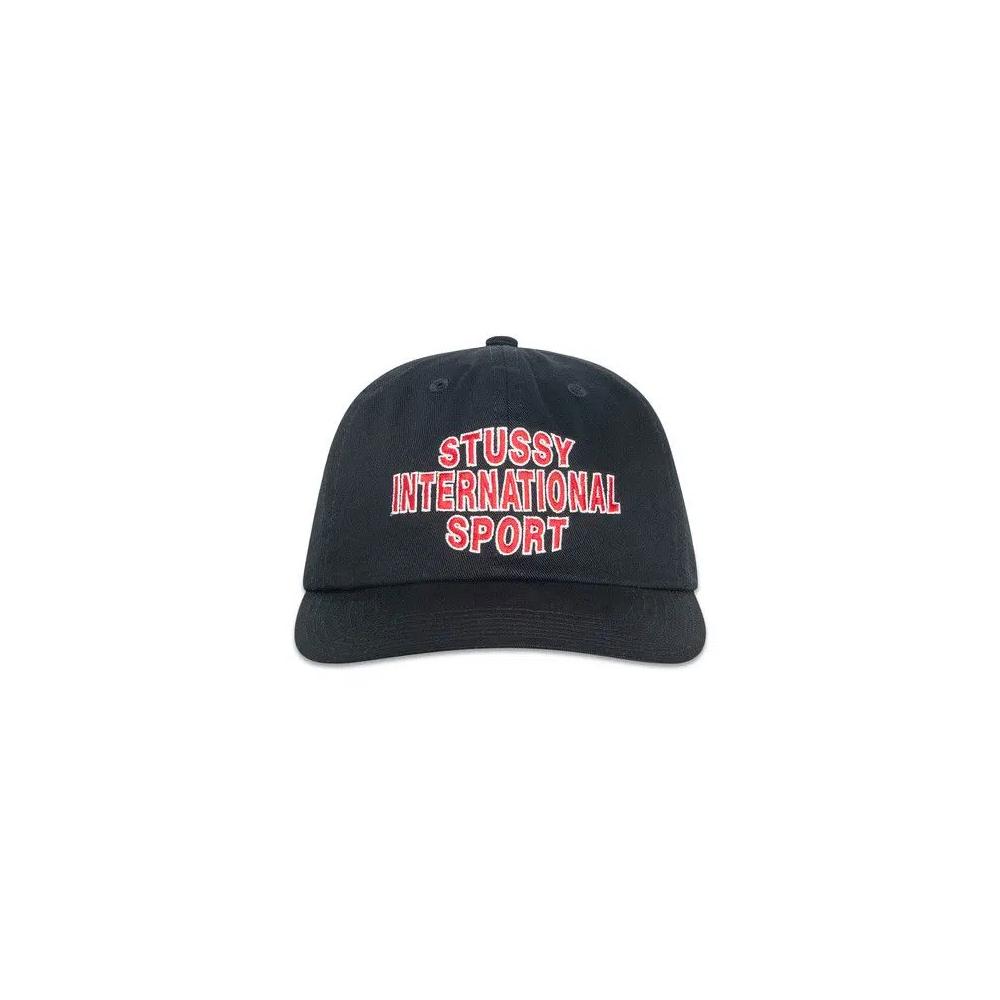 Кепки Stussy Mid-Depth International Sport Strapback 'Black' 1