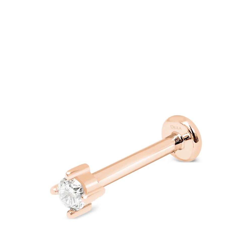 Серьга diamond solo bar 2
