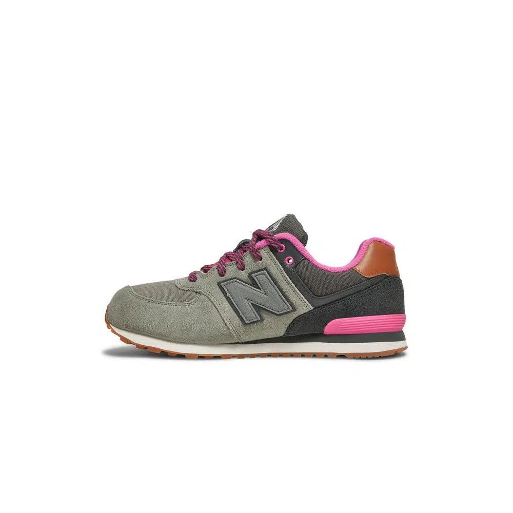 Кроссовки New Balance 574 Big Kid 'Collegiate Pack - Light Grey Pink' 3