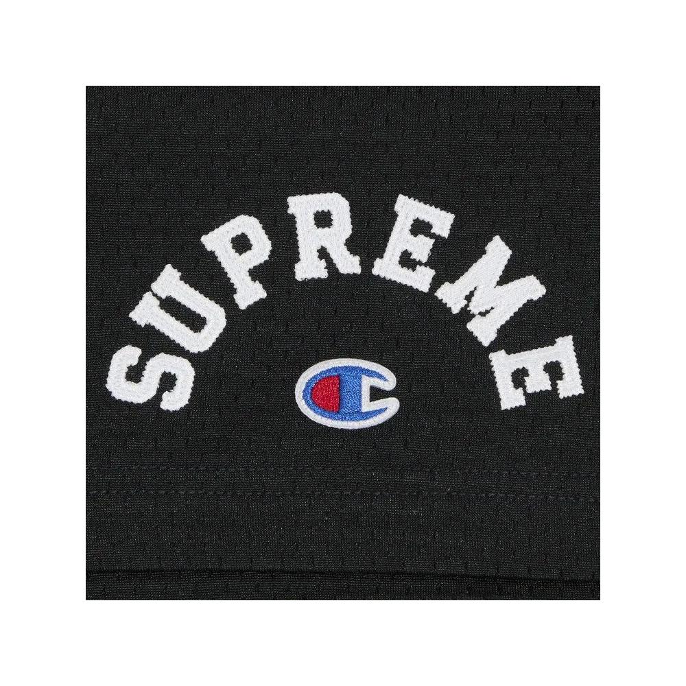 Шорты Supreme x Champion Mesh Short «Black» 3