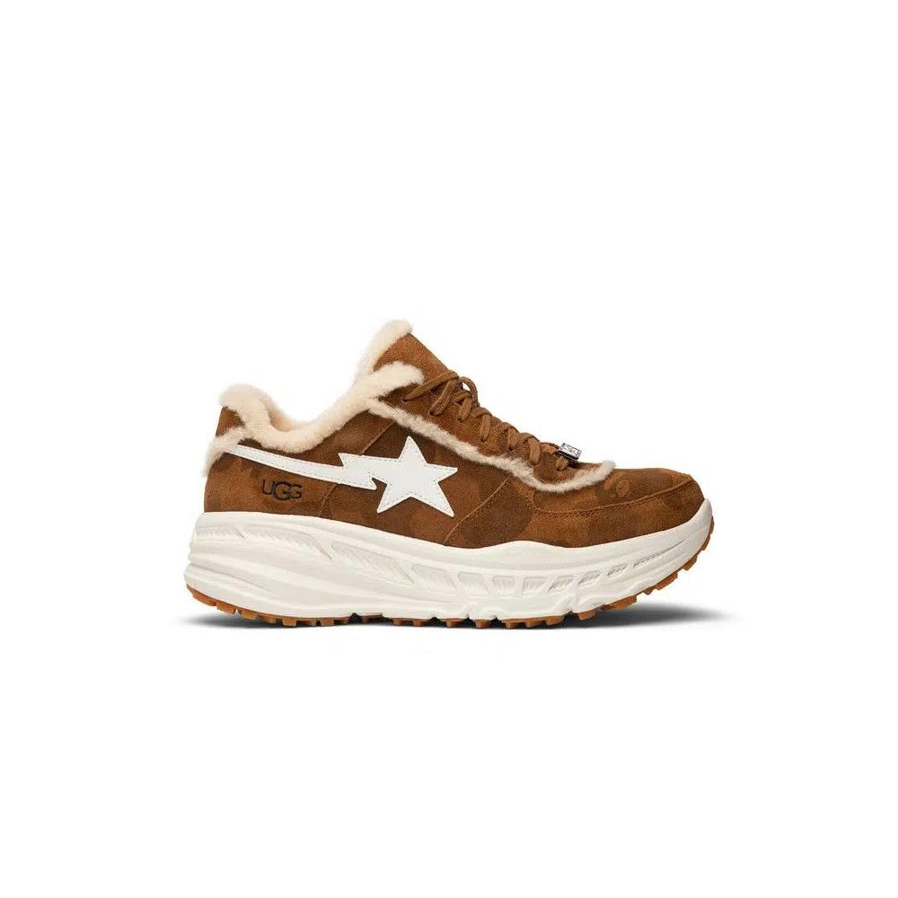 Ботинки A Bathing Ape x UGG Sneaker Boot «Каштановый» 1