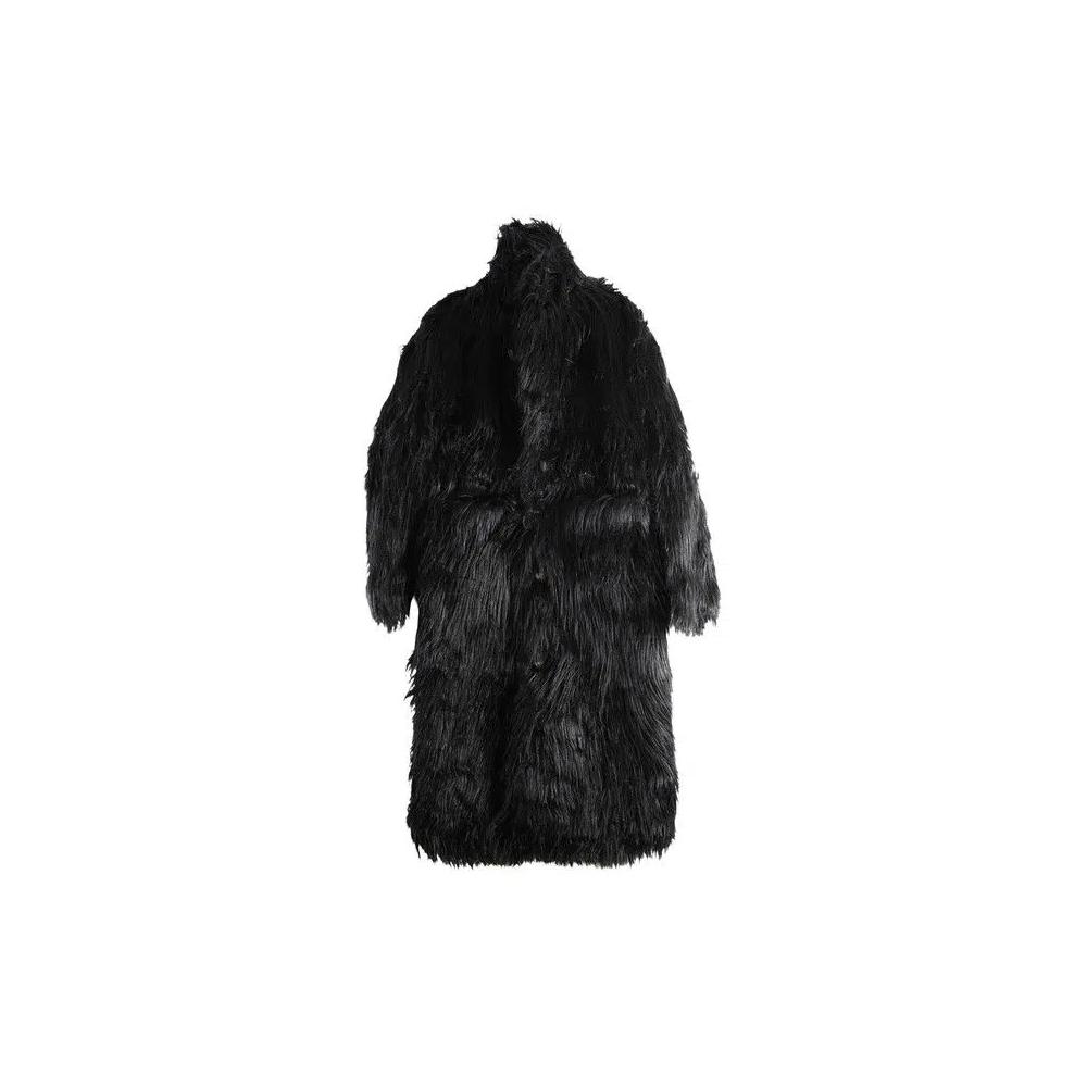 Пальто Thug Club Tc Crow Fur Coat 'Черный' 1