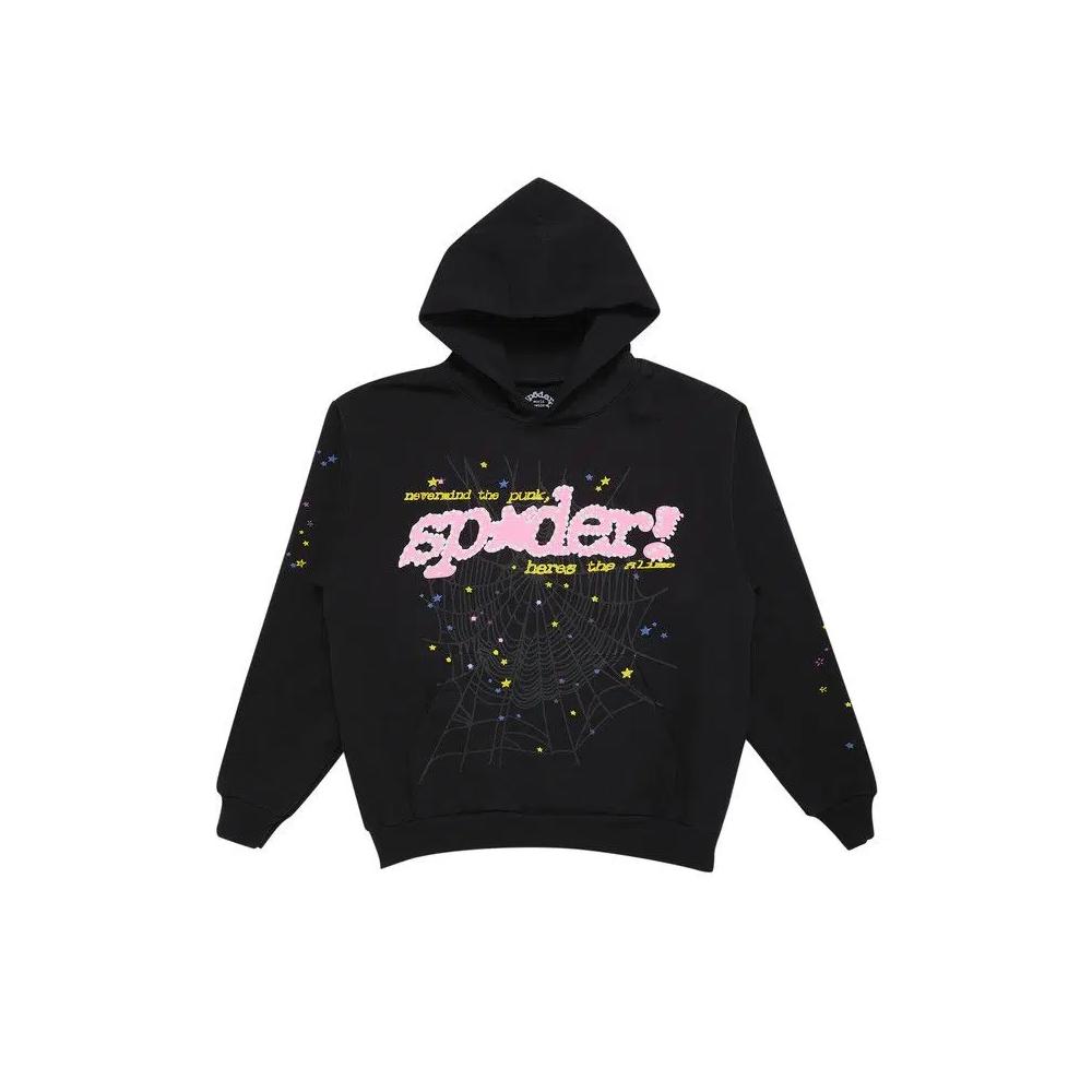 Худи Sp5der P*nk V2 Hoodie 'Black' 1