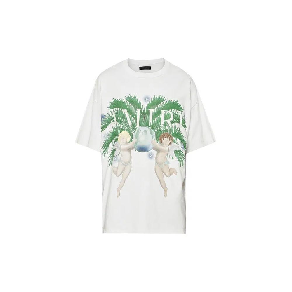 Футболки с коротким рукавом Amiri Airbrush Cherub Tee 'White' 1