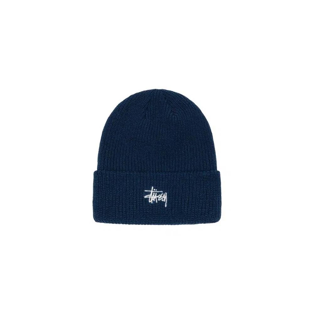 Бини Stussy Basic Cuff Beanie 'Голубика' 1